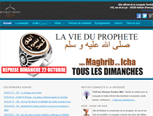 Tablet Screenshot of mosquee-halluin.fr